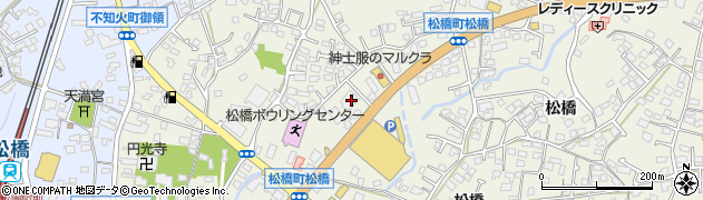 肥後銀行松橋支店 ＡＴＭ周辺の地図