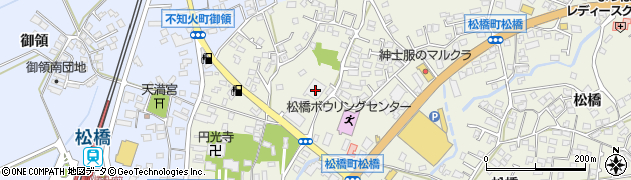 熊本県宇城市松橋町松橋1330周辺の地図