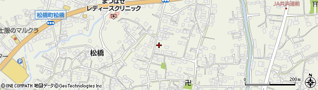 熊本県宇城市松橋町松橋1715周辺の地図