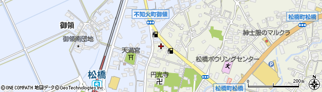 熊本県宇城市松橋町松橋1293周辺の地図