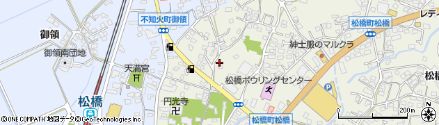 熊本県宇城市松橋町松橋1335周辺の地図