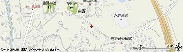 熊本県宇城市松橋町曲野2650周辺の地図