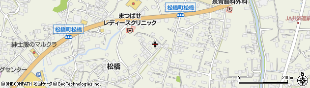 熊本県宇城市松橋町松橋702周辺の地図