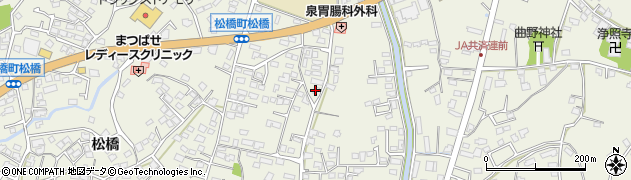 熊本県宇城市松橋町松橋1686周辺の地図