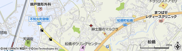 熊本県宇城市松橋町松橋1369周辺の地図