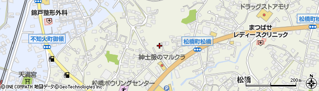 熊本県宇城市松橋町松橋1334周辺の地図