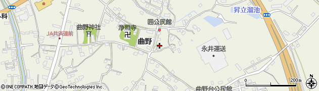 熊本県宇城市松橋町曲野2688周辺の地図