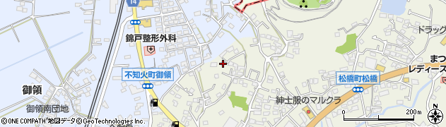 熊本県宇城市松橋町松橋1360周辺の地図