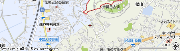 熊本県宇城市松橋町松橋1363周辺の地図