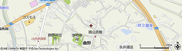 熊本県宇城市松橋町曲野3230周辺の地図