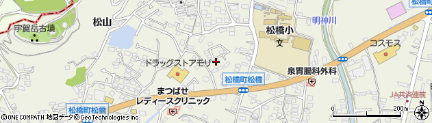 熊本県宇城市松橋町松橋758周辺の地図