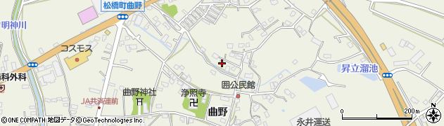 熊本県宇城市松橋町曲野3227周辺の地図