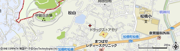 熊本県宇城市松橋町松橋1461周辺の地図