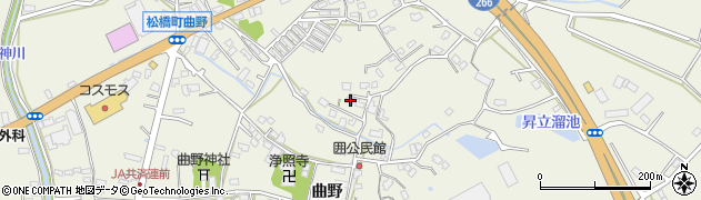 熊本県宇城市松橋町曲野3243周辺の地図