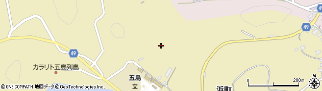 長崎県五島市浜町周辺の地図