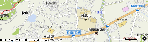 熊本県宇城市松橋町松橋740周辺の地図