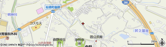 熊本県宇城市松橋町曲野3218周辺の地図
