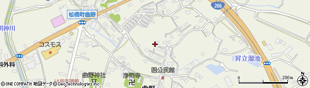 熊本県宇城市松橋町曲野3246周辺の地図