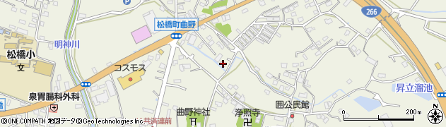 熊本県宇城市松橋町曲野3303周辺の地図