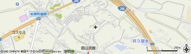 熊本県宇城市松橋町曲野3253周辺の地図