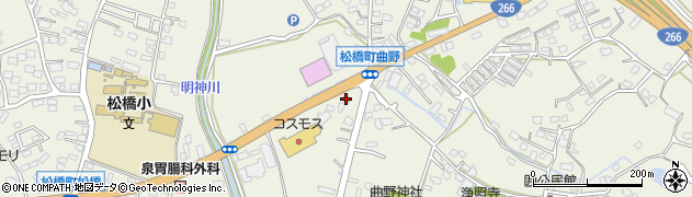 ファミリーマート松橋曲野店周辺の地図