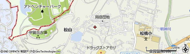 熊本県宇城市松橋町松橋1497周辺の地図