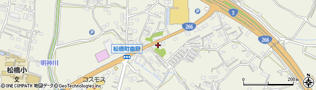 熊本県宇城市松橋町曲野3532周辺の地図