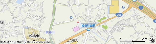 熊本県宇城市松橋町曲野135周辺の地図