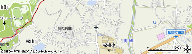 熊本県宇城市松橋町松橋1583周辺の地図