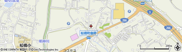 熊本県宇城市松橋町曲野3324周辺の地図