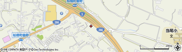 熊本県宇城市松橋町曲野3479周辺の地図