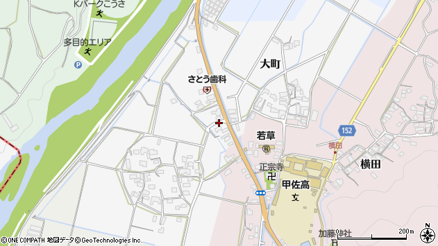 〒861-4604 熊本県上益城郡甲佐町大町の地図