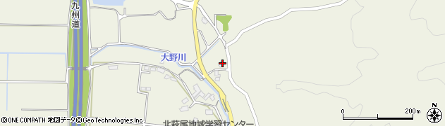 熊本県宇城市松橋町萩尾1494周辺の地図