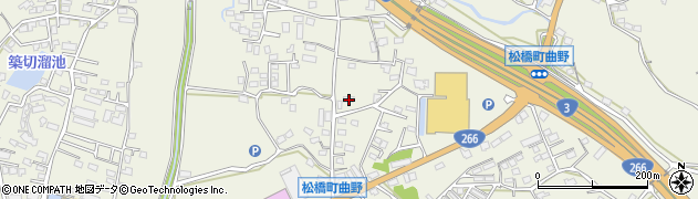 熊本県宇城市松橋町曲野3333周辺の地図