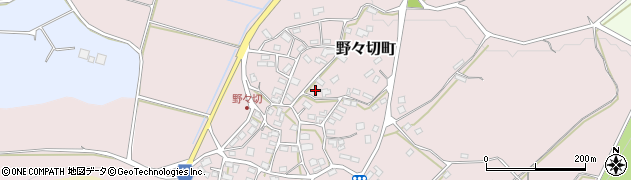 長崎県五島市野々切町周辺の地図
