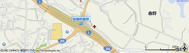 熊本県宇城市松橋町曲野1056周辺の地図