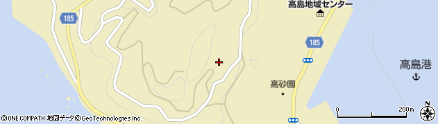 長崎県長崎市高島町（金堀）周辺の地図