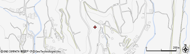 長崎県南島原市西有家町（龍石）周辺の地図