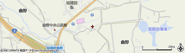 熊本県宇城市松橋町曲野1277周辺の地図