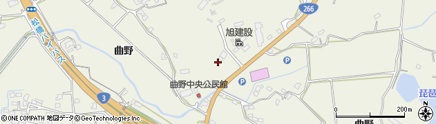 熊本県宇城市松橋町曲野825周辺の地図