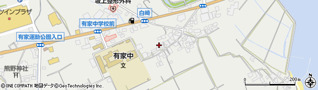 長崎県南島原市有家町蒲河17周辺の地図