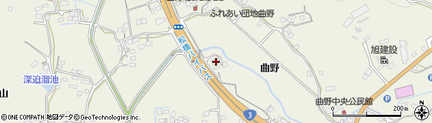 熊本県宇城市松橋町曲野967周辺の地図