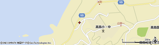 長崎県長崎市高島町664周辺の地図