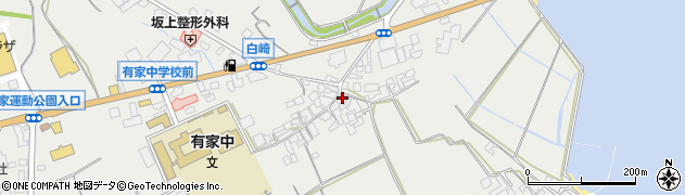 長崎県南島原市有家町蒲河34周辺の地図