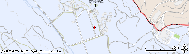 熊本県宇城市不知火町（浦上）周辺の地図