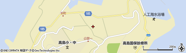 長崎県長崎市高島町1288周辺の地図