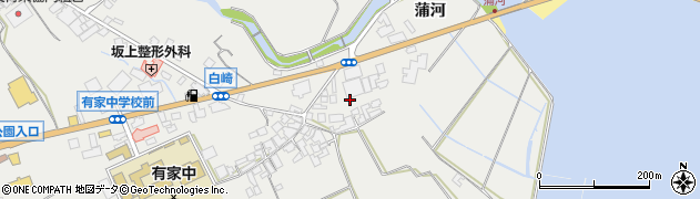 長崎県南島原市有家町蒲河361周辺の地図