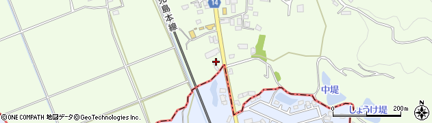 有限会社瓦の宇城センター周辺の地図
