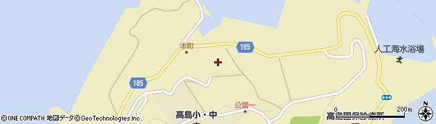 長崎県長崎市高島町1122周辺の地図