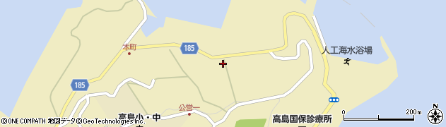 長崎県長崎市高島町1324周辺の地図